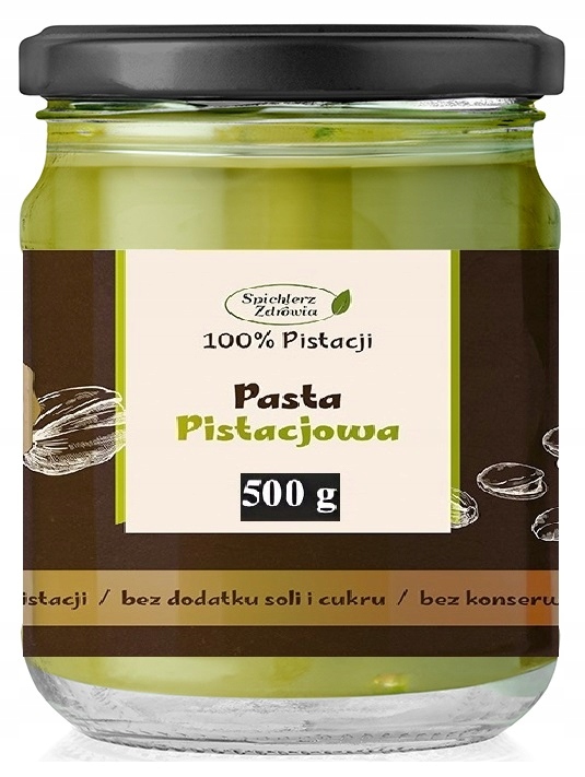 Levně 100% Pistácie Pistáciová Pasta Krém Pistáciový Krém Z Pistácií 500 G B