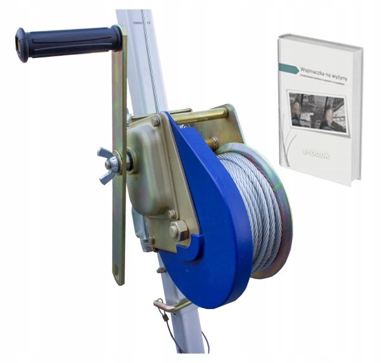 Evakuační záchranný naviják Irudek TRN1 pro trojnožkové lano 20 m 140 kg