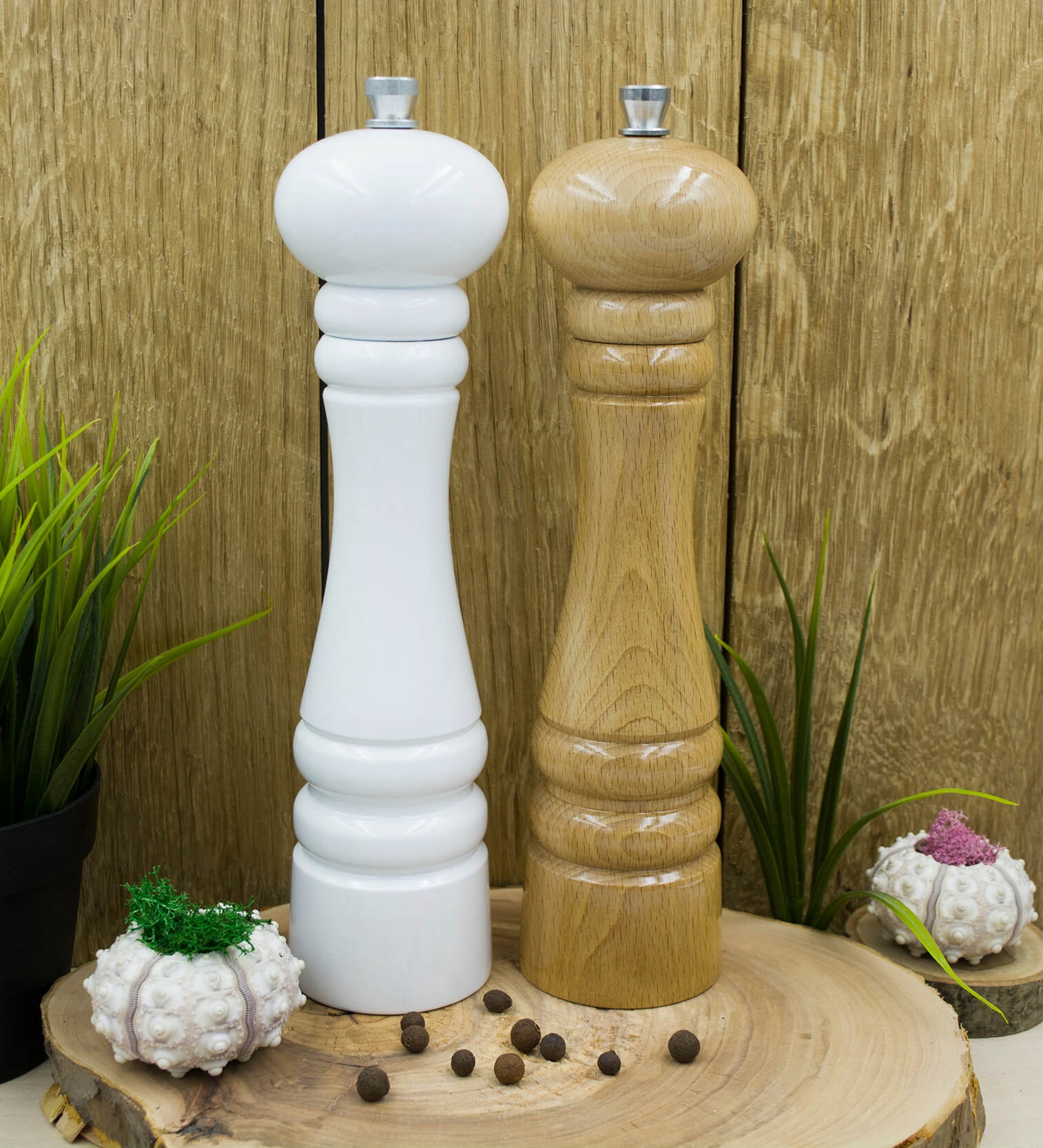 MŁYNEK RĘCZNY DREWNIANY 24CM DO PIEPRZU SOLI Marka SuperButelki