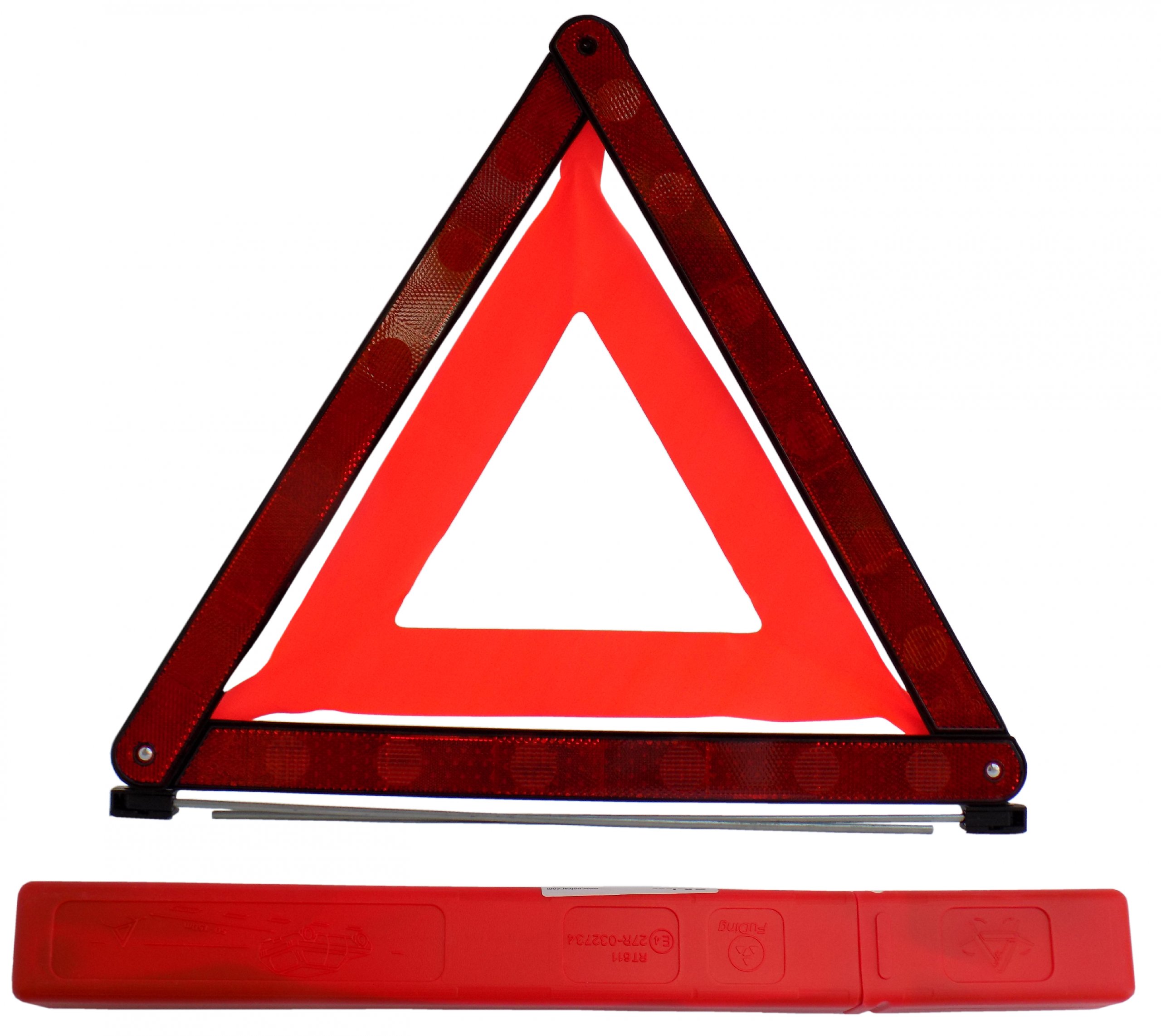 TRÓJKĄT OSTRZEGAWCZY SAMOCHODOWY ODBLASKOWY ECE