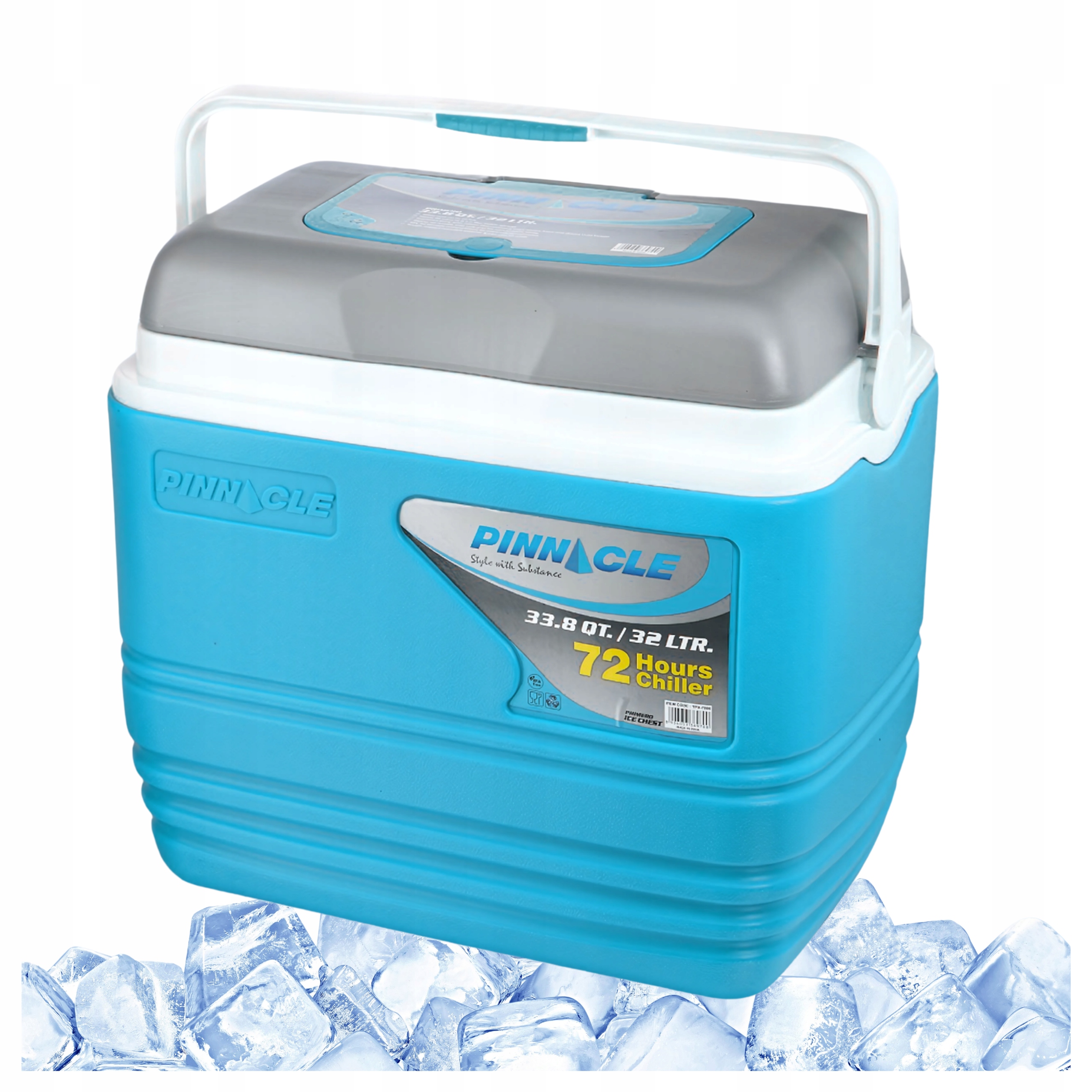 Turistická lednička s přenosnou vložkou Pinnacle TPX7000 32l velká modrá