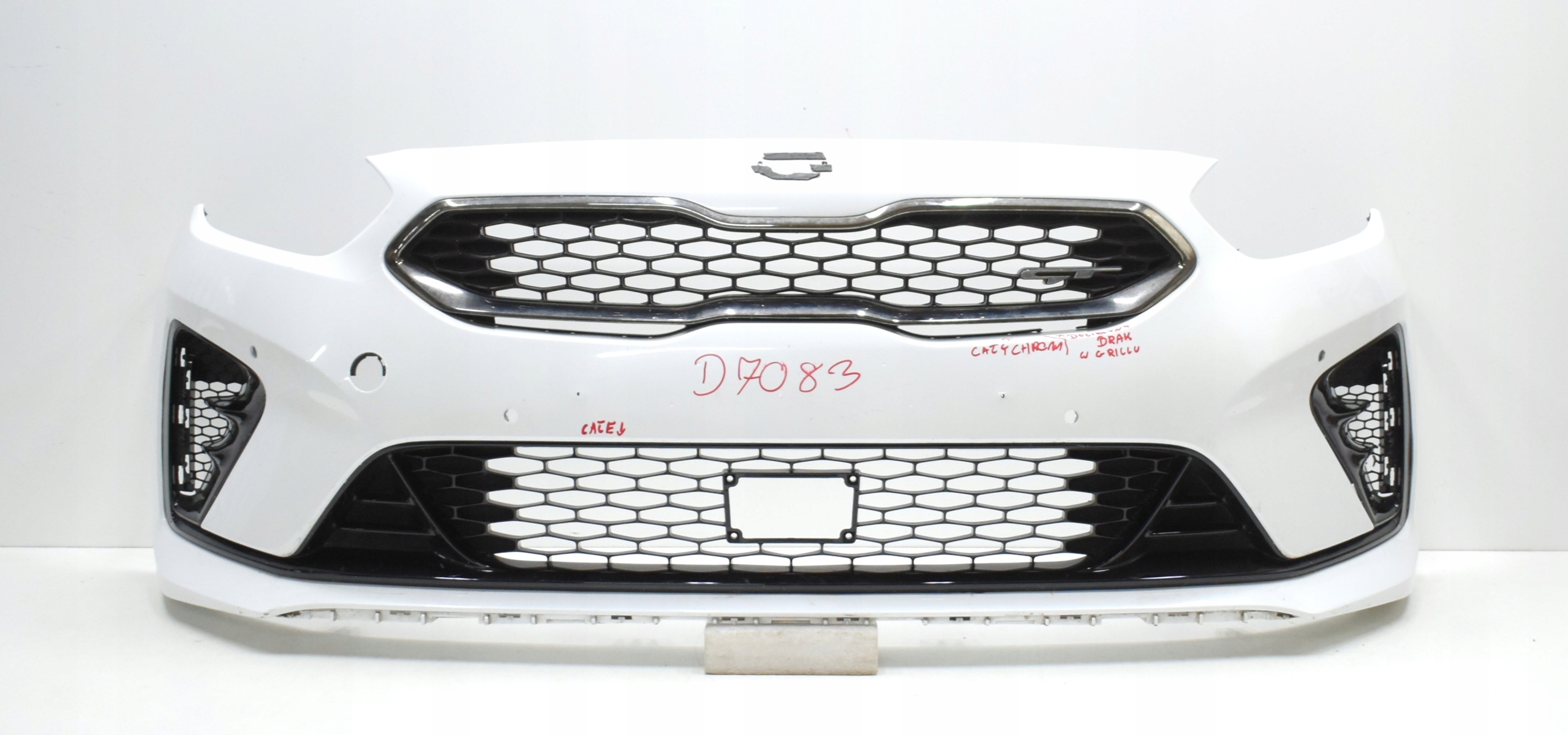 KIA CEED III GT LINE ПЕРЕДНИЙ БАМПЕР ПЕРЕДНИЙ ORG GRILL