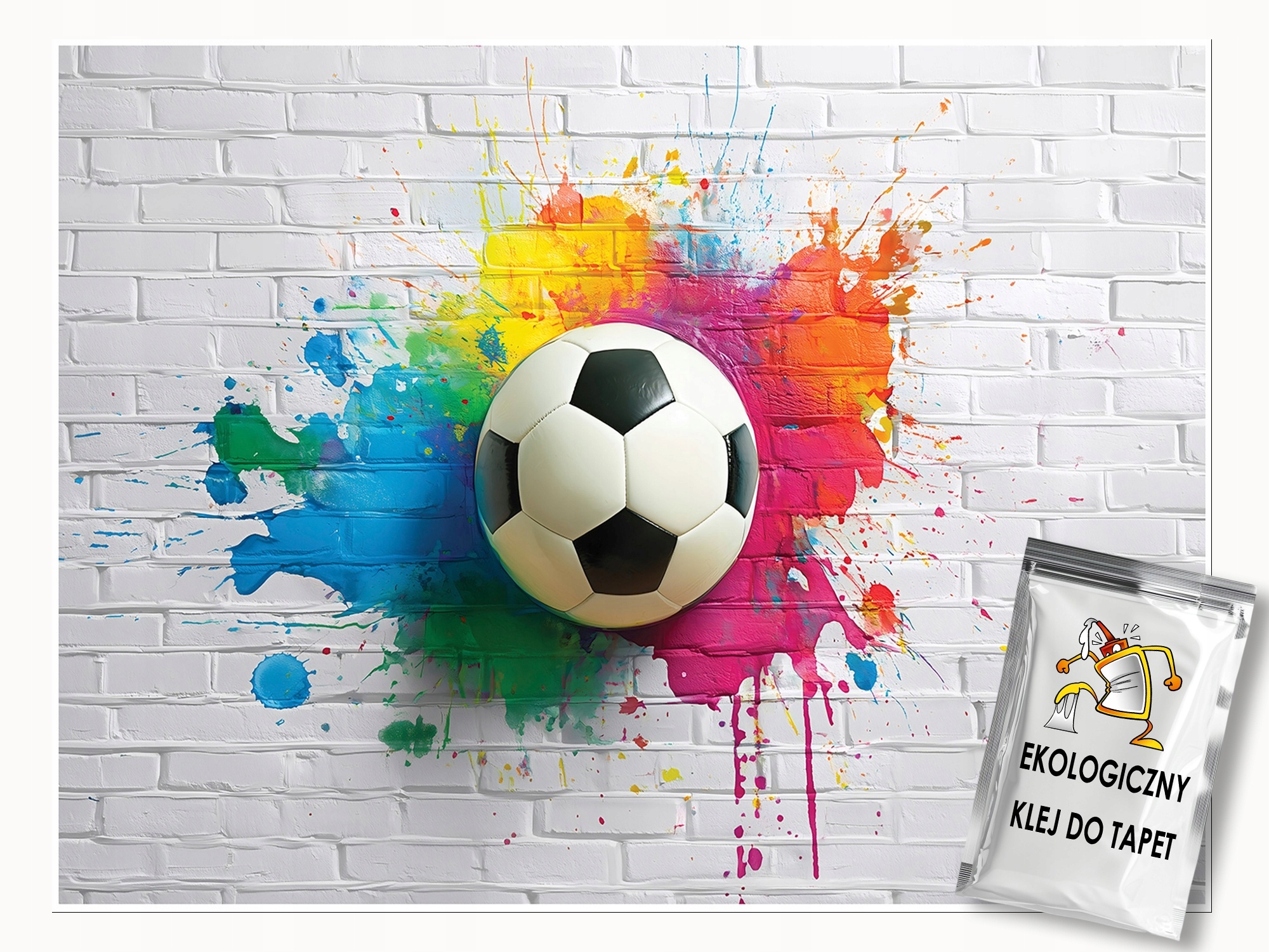 Fototapeta Pro Děti Fotbal Graffiti Tapeta Do Dětského Pokoje 250x175