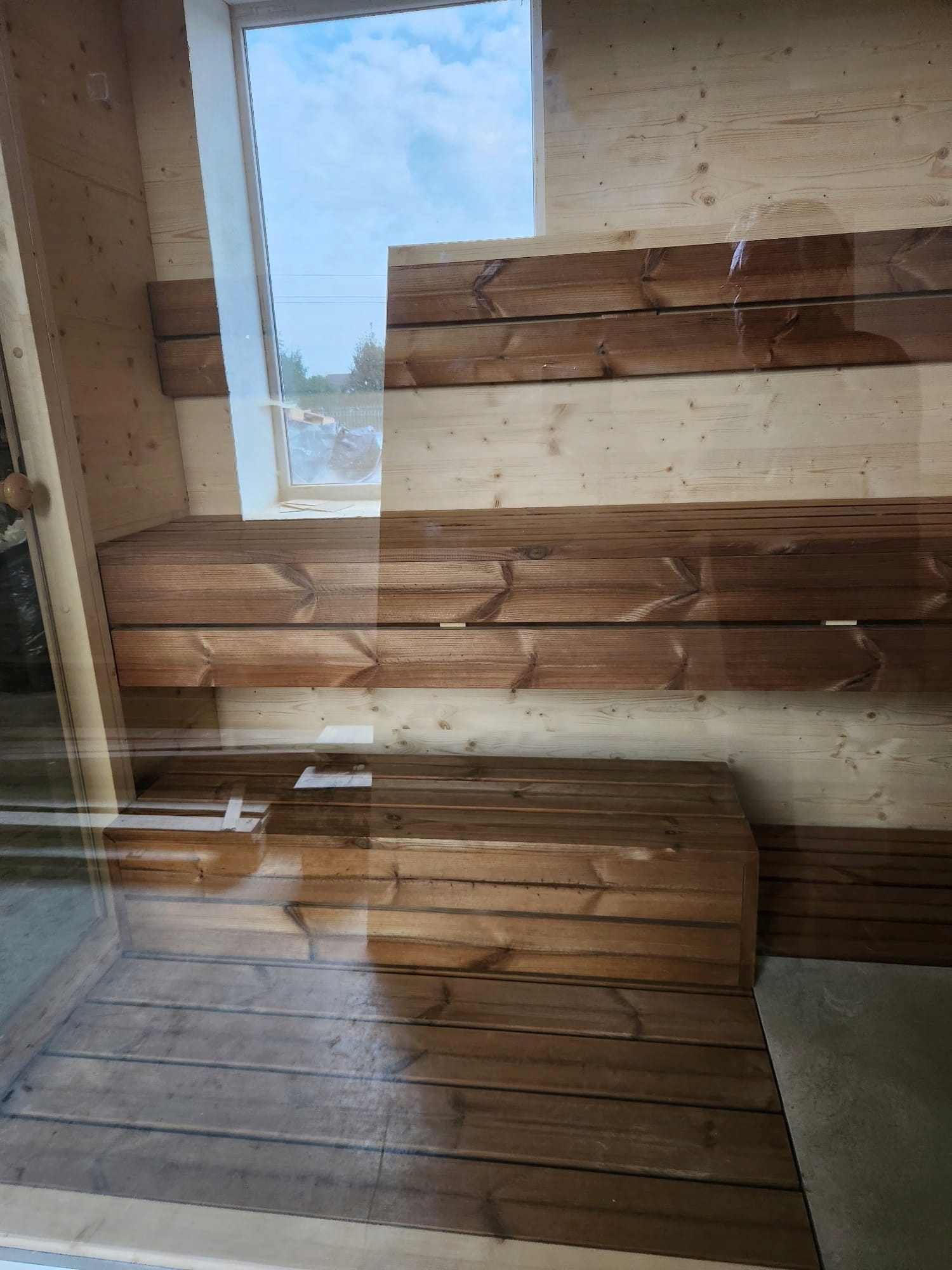 Scandi lauko sauna, 220 x 230 x 150 cm, sodui ir sodybai nuotrauka 8