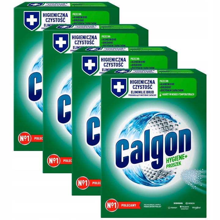 Calgon Hygiene Baktericidní prášek na čištění pračky 4x1 kg