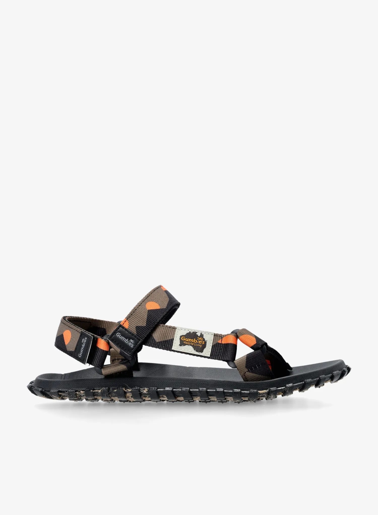 Sandały męskie Gumbies Scrambler Sandals khaki/orange 42
