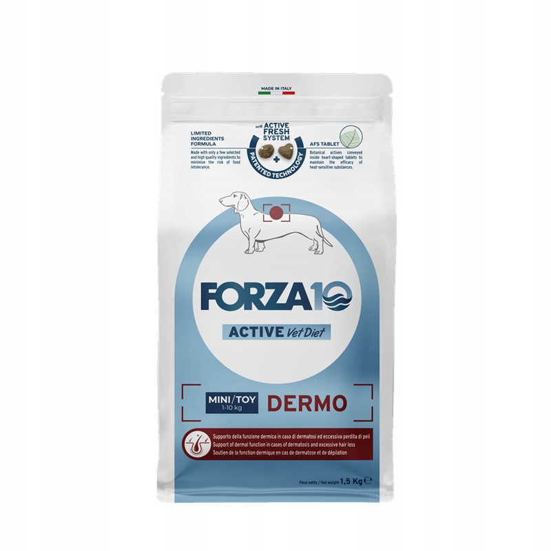 alergia skórna Forza10 Dermo Active 1,5kg Mini & Toy