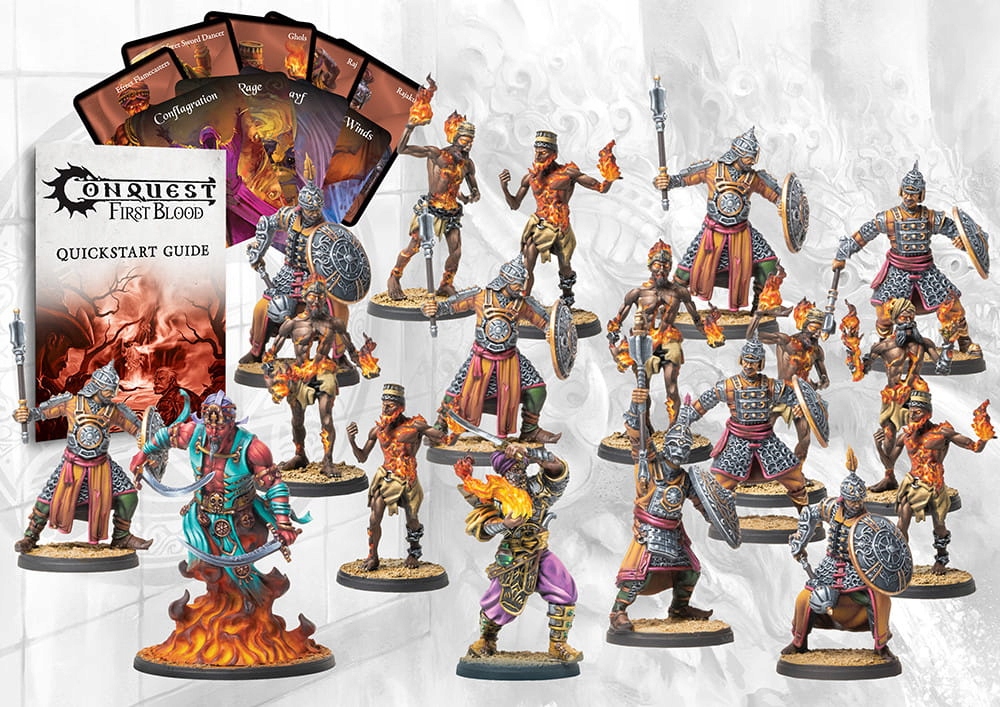 Conquest Sorcerer Kings First Blood Warband 2024