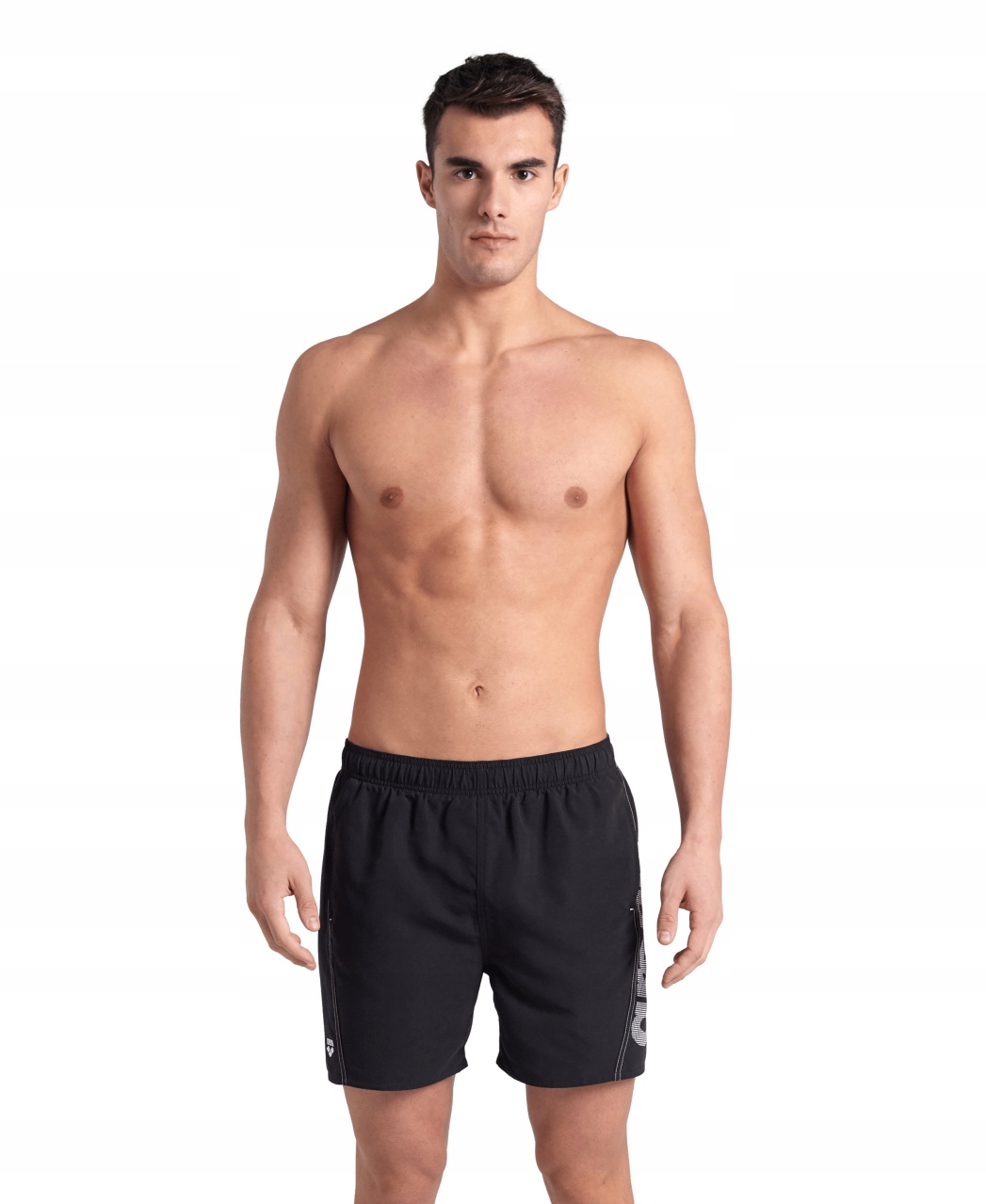 Spodenki Arena Fundamentals Logo Boxer R Black-white L