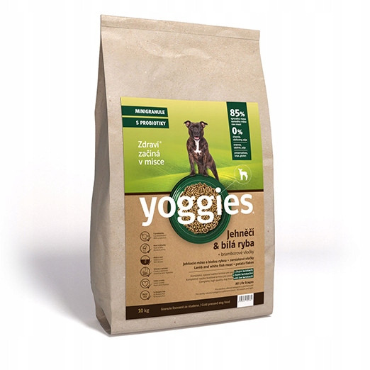15 kg Yoggies mini jehněčí granule s probiotiky