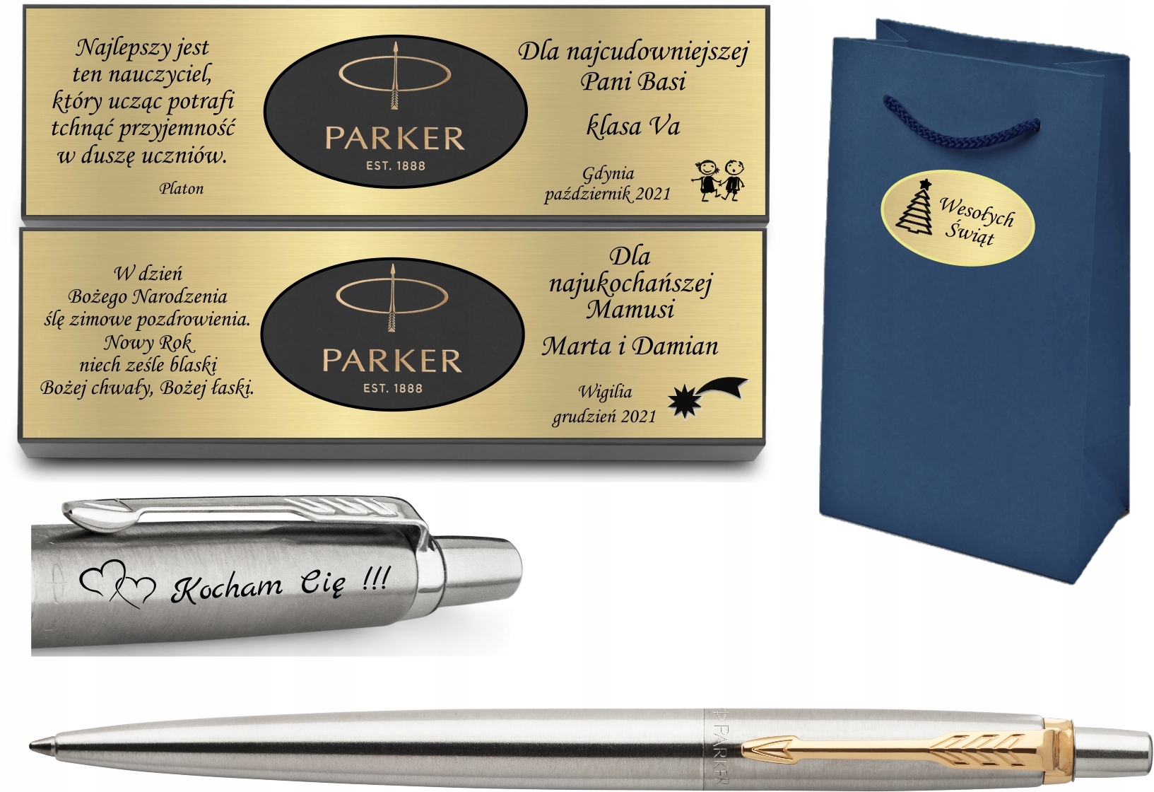 

Parker Długopis Jotter Stalowy Gt Grawer Tabliczka
