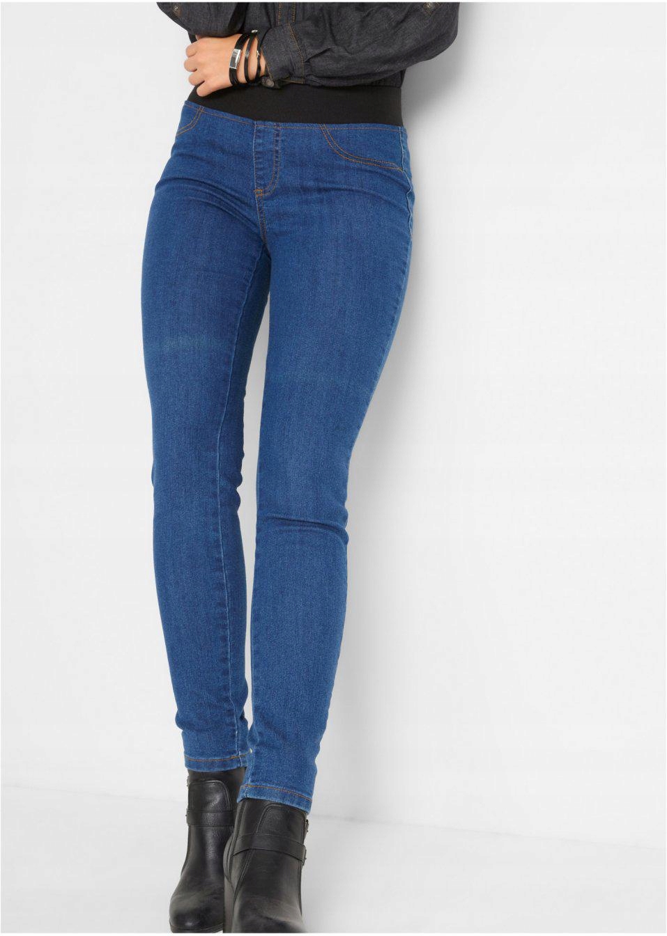 Bonprix 48 JEGGINSY DAMSKIE 2PAK