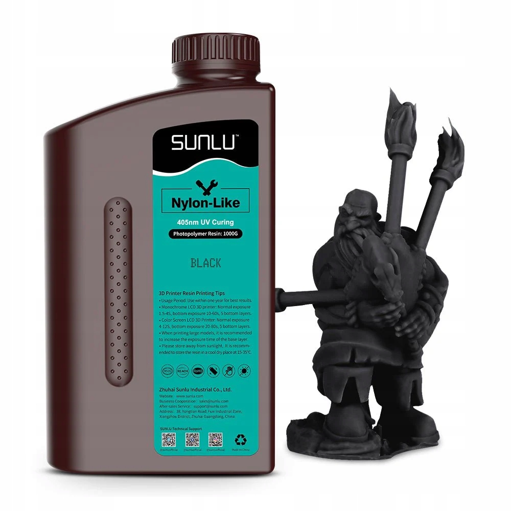 Sunlu pryskyřice PA-Like LCD UV-Curing Resin 1000 g černá