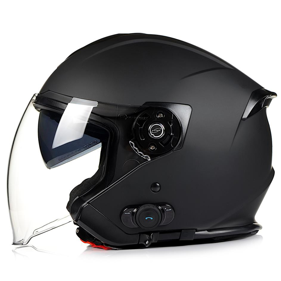 OTWARTY KASK MOTOCYKLOWY BLUETOOTH r. L + BLENDA Rozmiar L