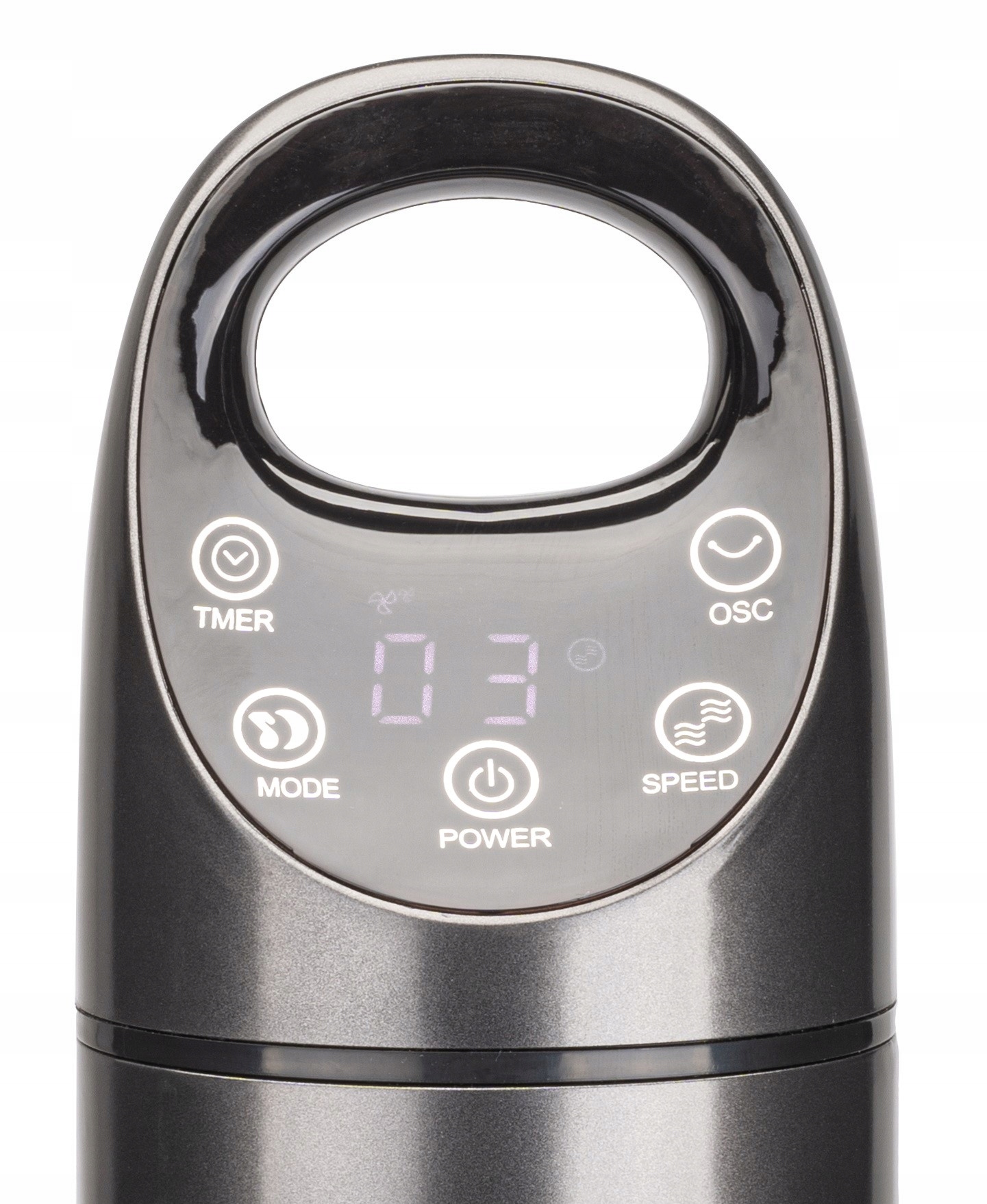 WENTYLATOR KOLUMNOWY SŁUP STOJĄCY PIONOWY PODŁOGOWY WIATRAK CHŁODZĄCY 80W Model SATIN TOWER-80