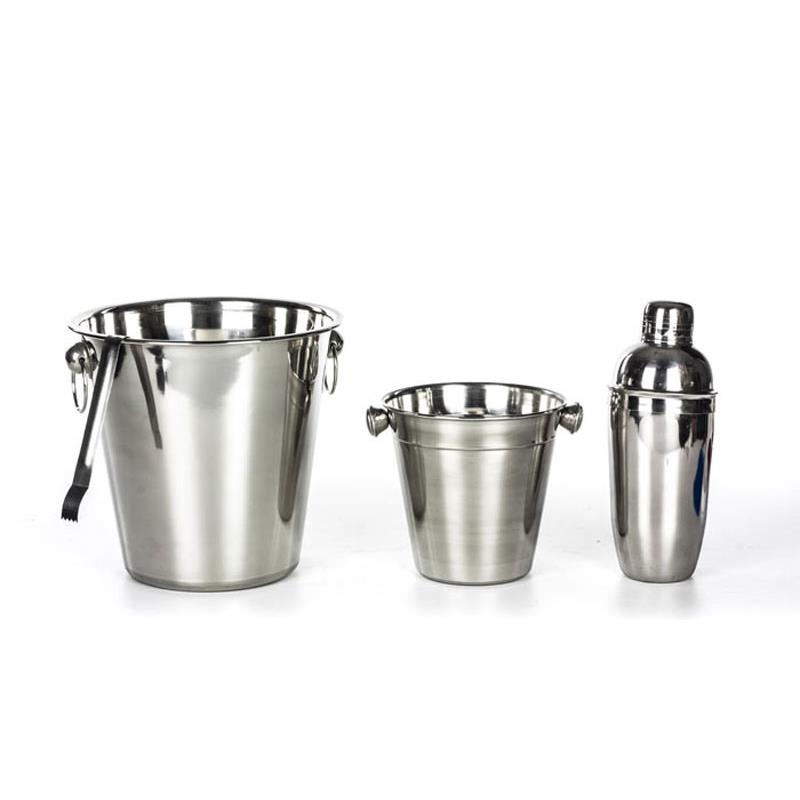 Cooler wiaderko na lód stalowe Zestaw do drinków Kod producenta B0520171