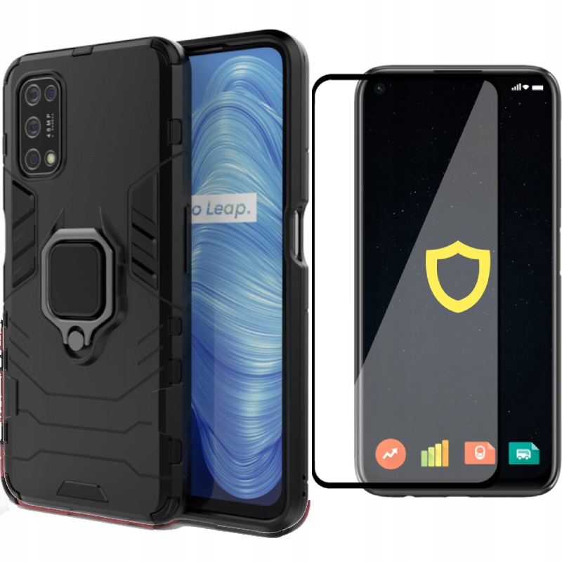 

Etui Case X-ring Pancerne Do Realme 7 5G Szkło