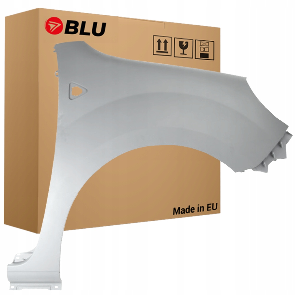 Blu Blatník Renault Kangoo 2 D69 pravý stříbrný 08-13 přední GrisPlatine