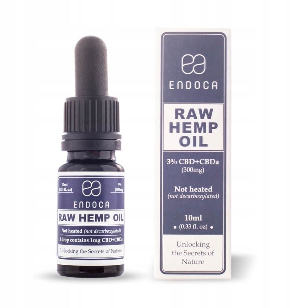 

Endoca Olejek Konopny Raw 3% Cbd+cbda 10ML
