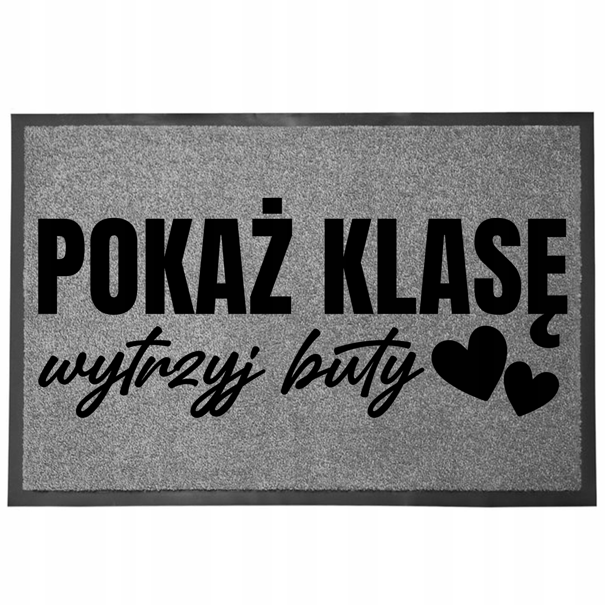 Vstupní Rohožka Šedá 40X60 CM Pod Dveře S Humorem Zábavná Ukaž Třídu