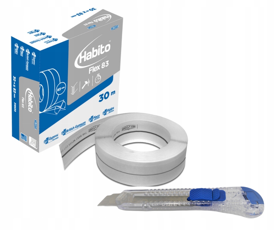 Rigips Rohová páska Habito No-Coat 83x30 mm Nôž
