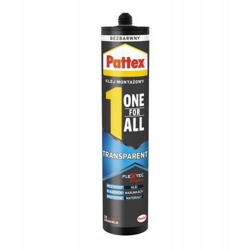 

Klej Pattex Montażowy One For All Transparent Glue