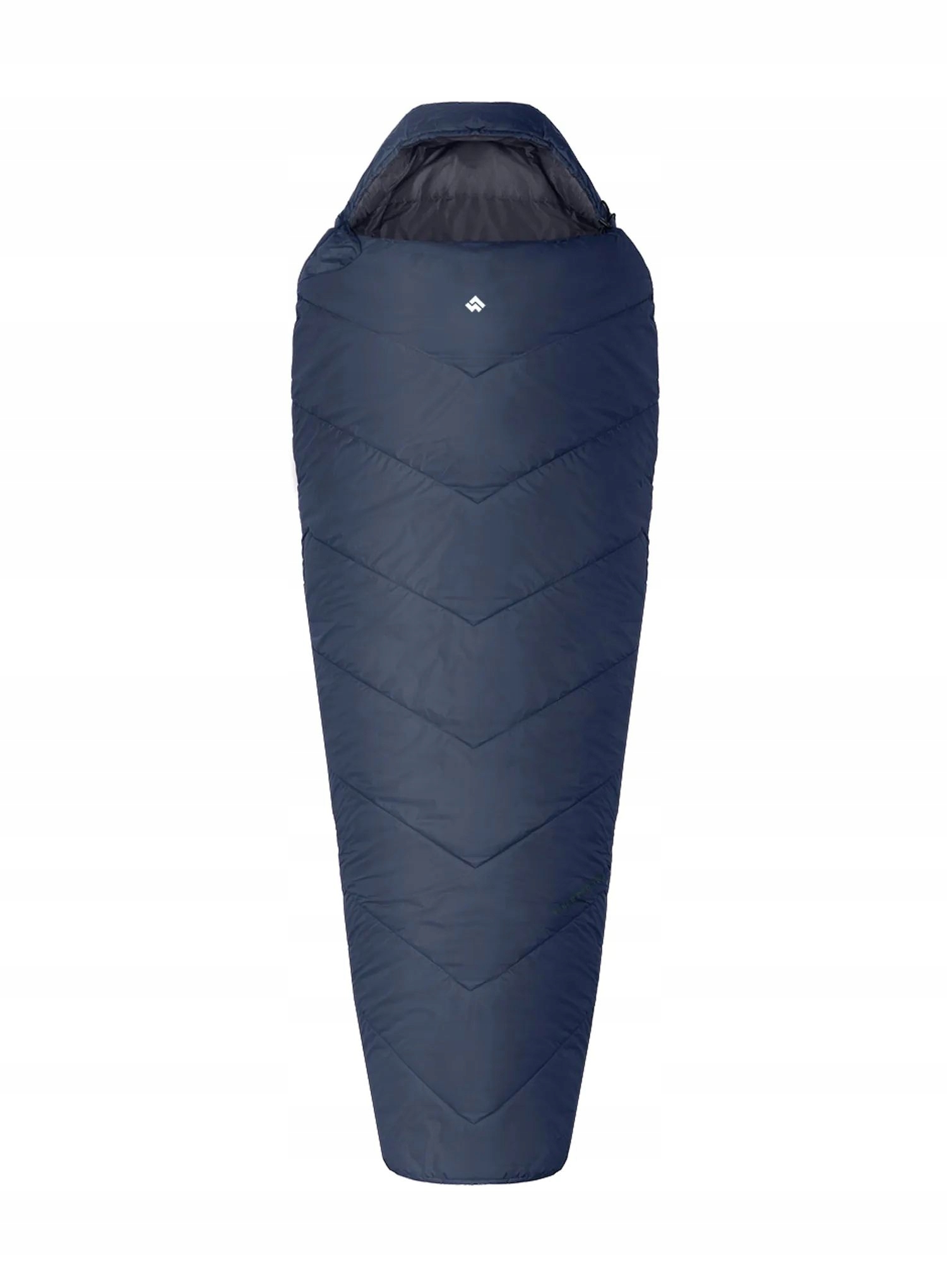 Syntetický spací pytel Alpinus Fiber Pro 1100 šedý, pravý