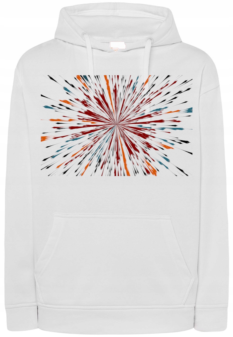 Pánská mikina s barevným potiskem Abstrakce, velikost M