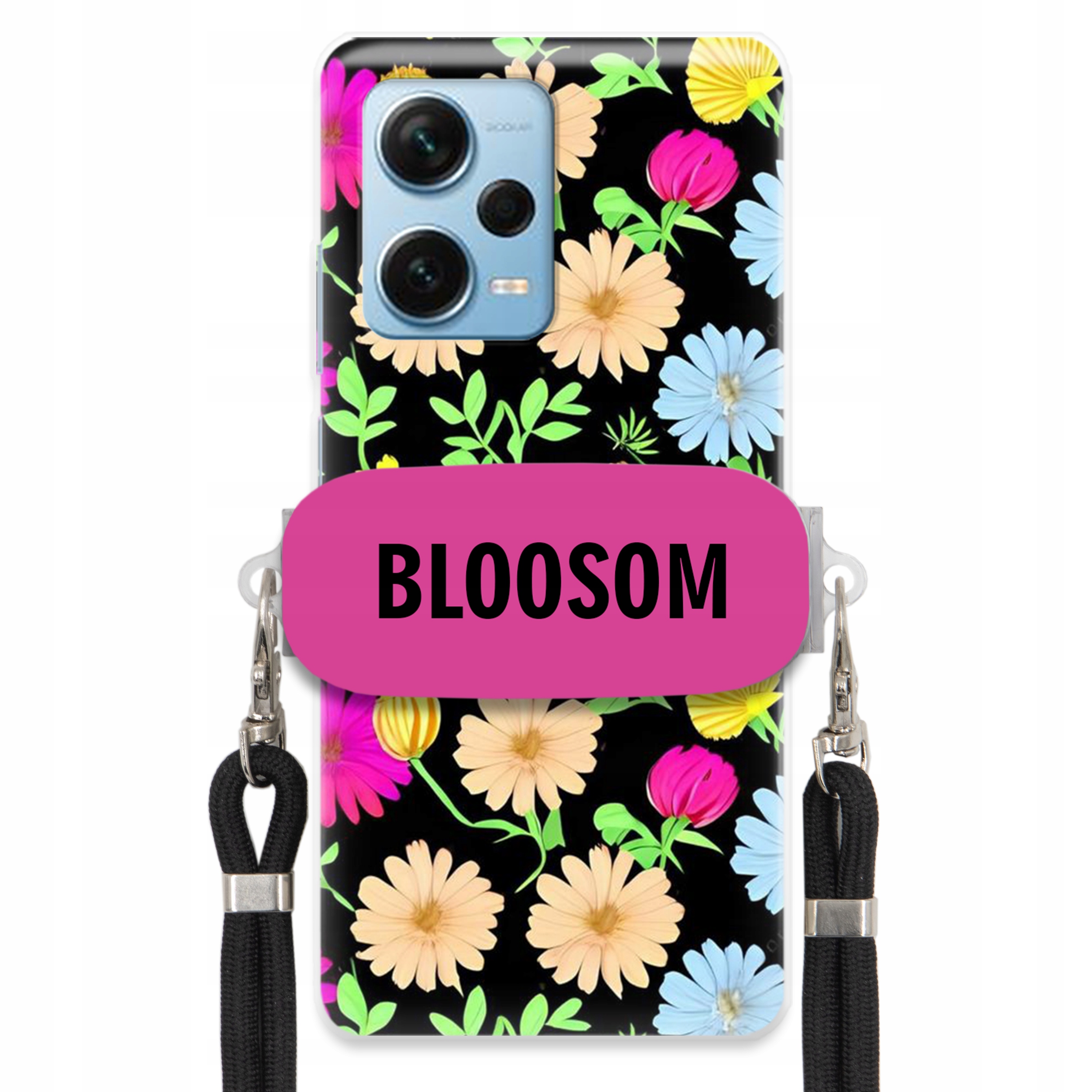 Puzdro Crossbody Pre Xiaomi Redmi Note 12 Pro Plus Case Kvety Bloosom