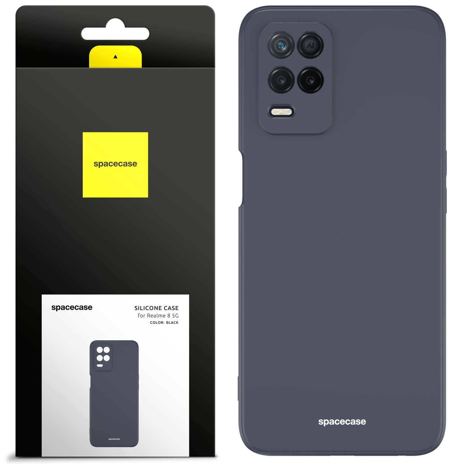 

Etui Case Matowe Spacecase Silicone Do Realme 8 5G