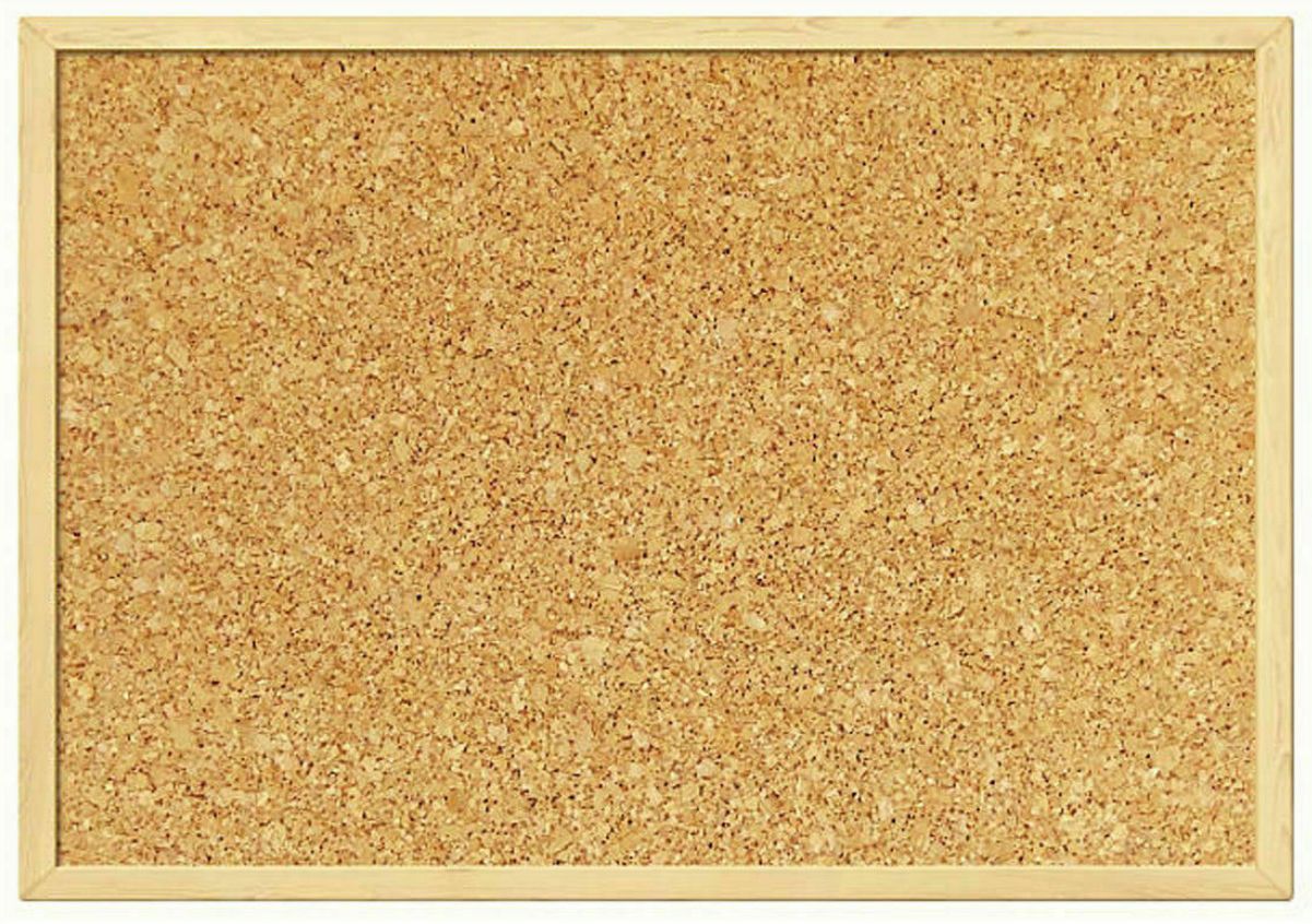 TABLICA KORKOWA 60X80 80X60 cm, DREWNO + PINEZKI