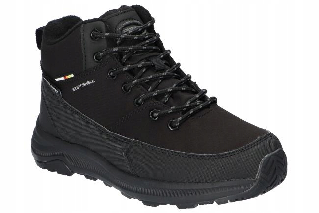 American Club WT232 Ocieplane Trekkingi Trapery Buty Zimowe Śniegowce Bk 41