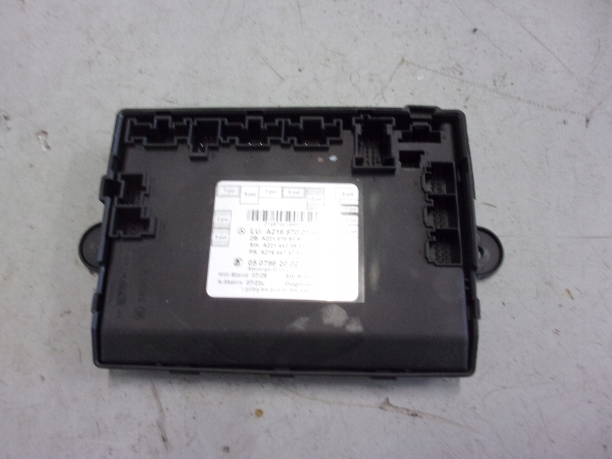 MERCEDES W216 CL216 CL 500 module control unit door A2168700185