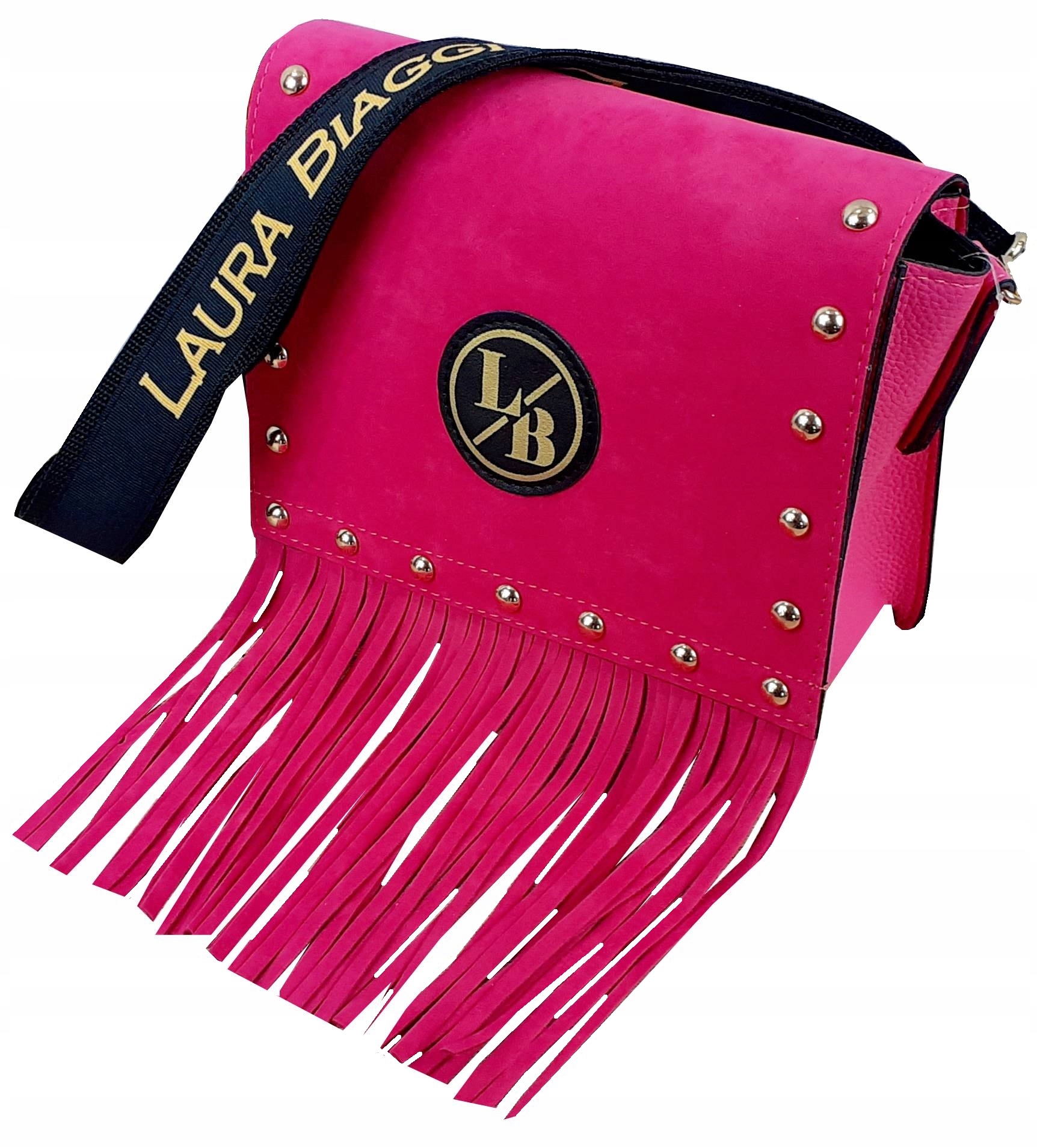 

Laura Biaggi torebka Różowa listonoszka Fuksjowa