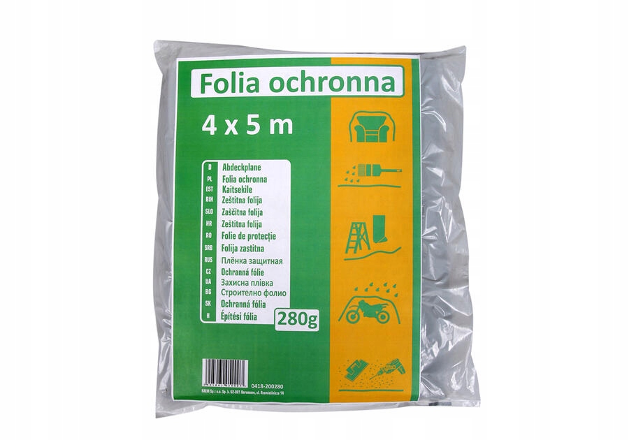 

Kaem Folia malarska ochronna 280 g 4 x 5m