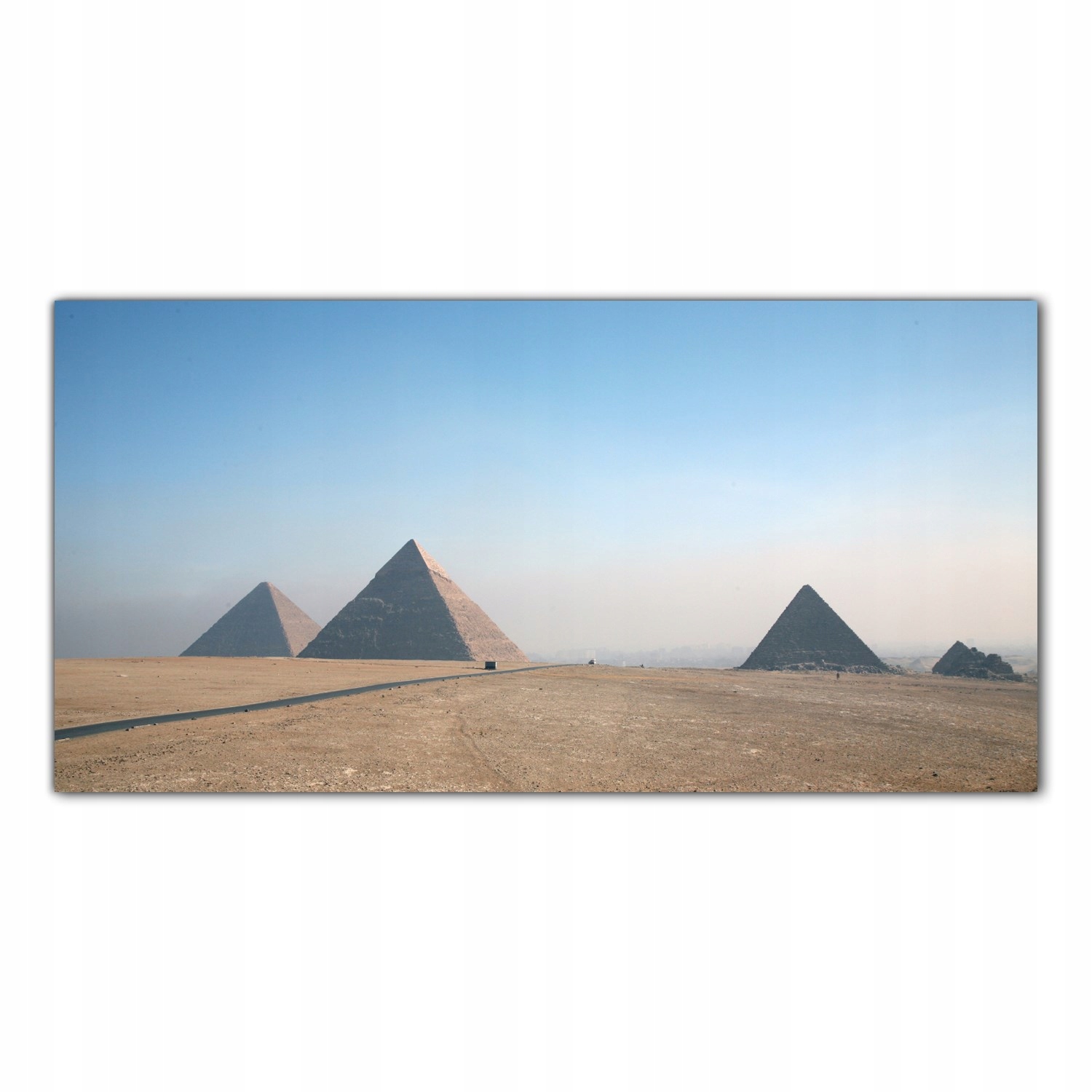 Egypt Pyramidy Písek 120x60 Panel sklo do kuchyně