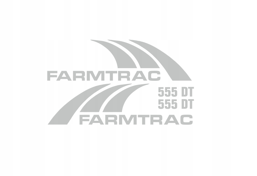 Samolepky s nálepkou Farmtrac 555 Dt