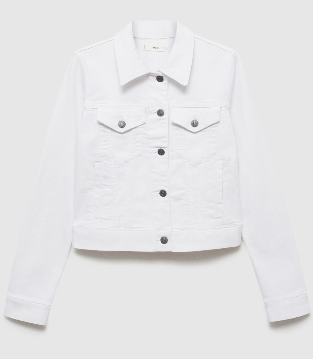 Mango kurtka katana jeansowa damska biała S