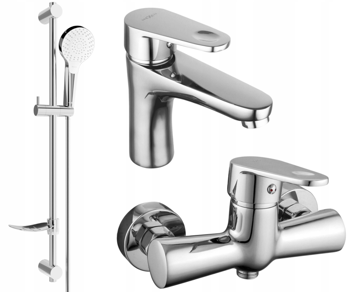 

Mexen Kama DF05 Zestaw Prysznicowy Bateria Chrom