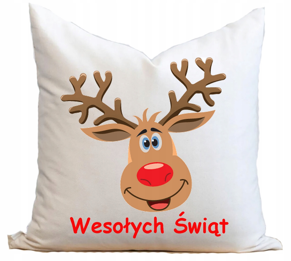 

Poszewka Na Poduszkę Świąteczna Jasiek Renifer