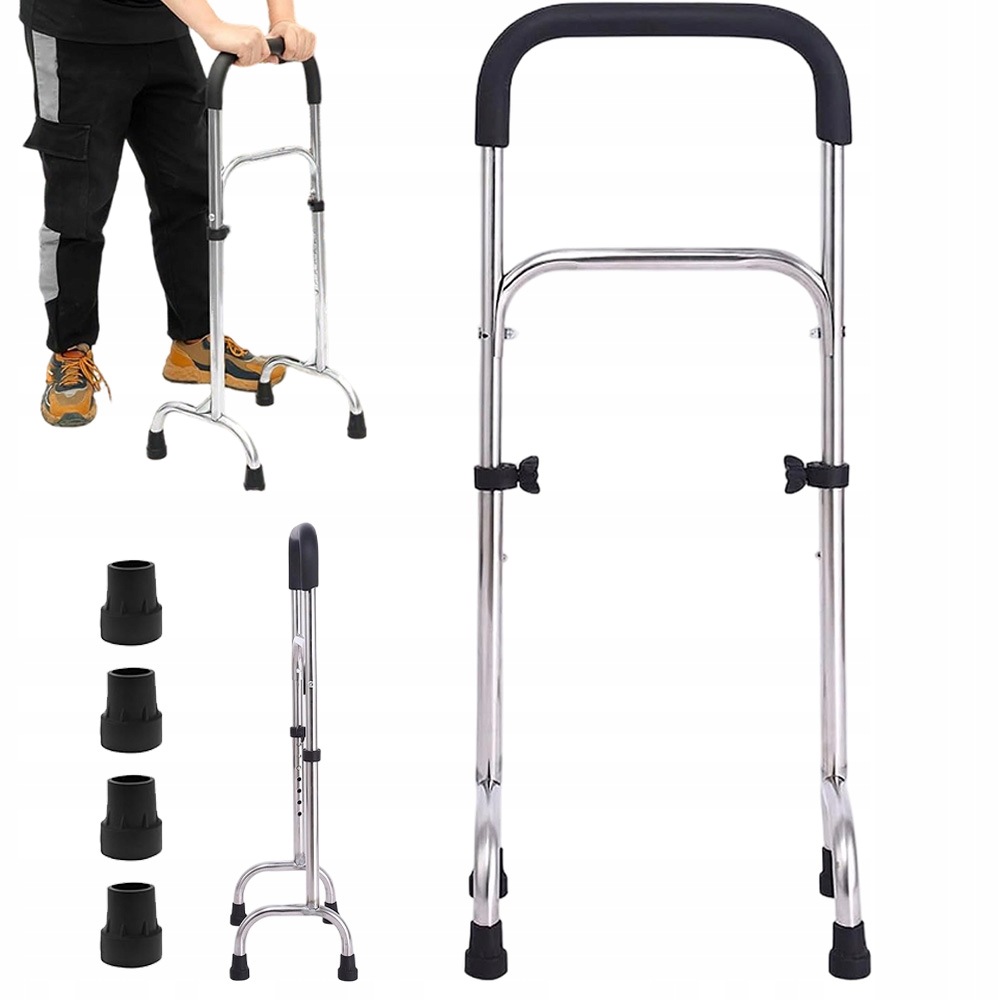 Stabilna Podpórka Rehabilitacyjna 78–89 CM, Z 8 Podkładek Antypoślizgowych