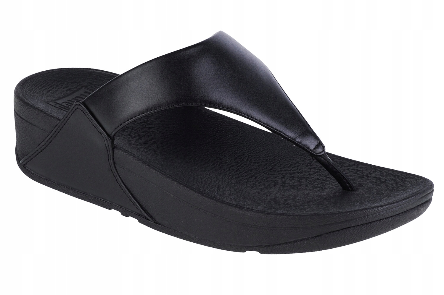 Fitflop Lulu [37] Dámské kožené žabky, černá barva