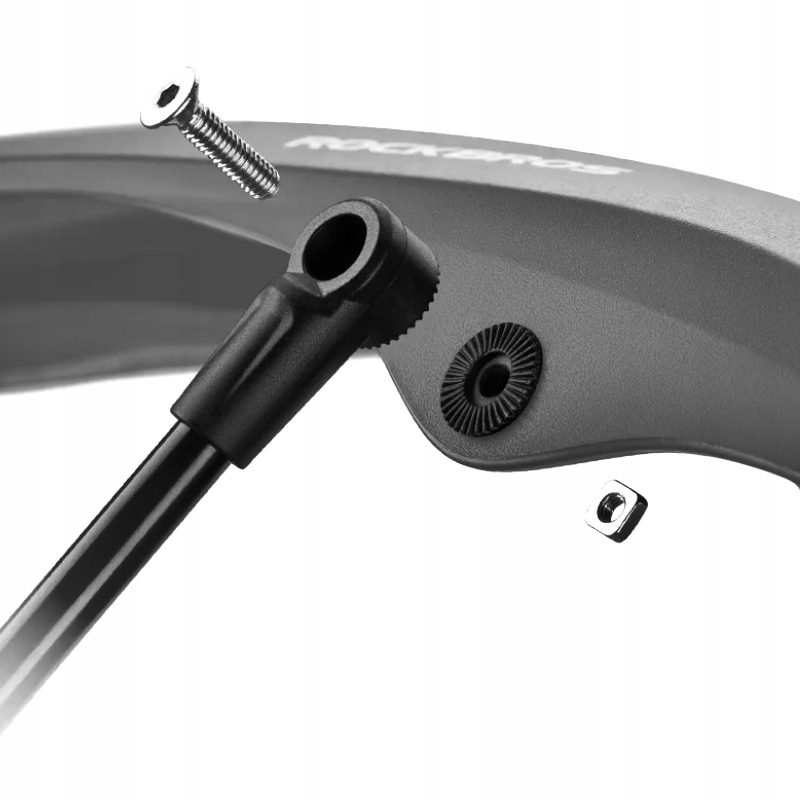 BŁOTNIK ROWEROWY PRZEDNI 26-29 ROCKBROS REGULOWANY TELESKOP Materiał dominujący tworzywo sztuczne