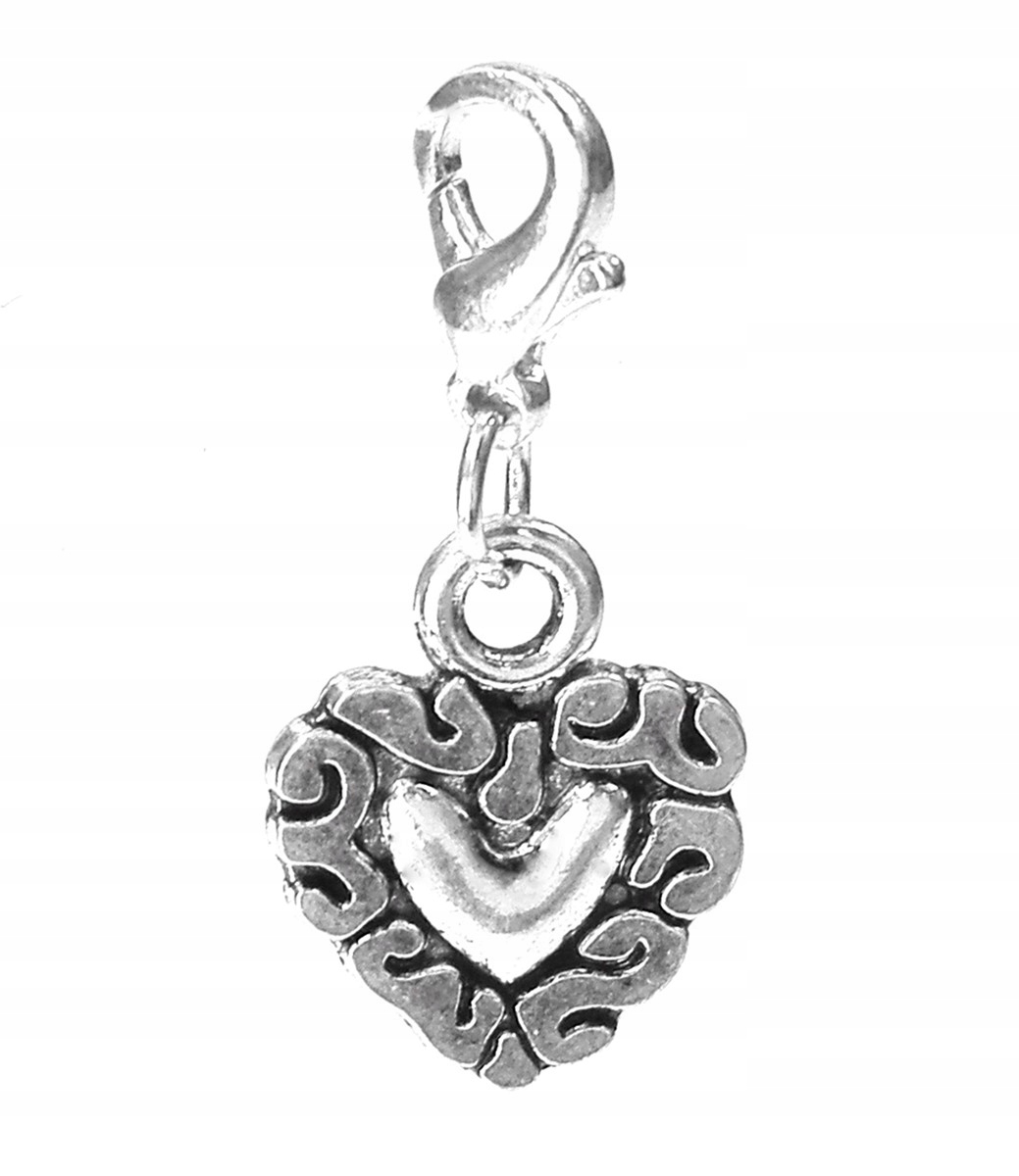 

Zawieszka charms serce serduszko
