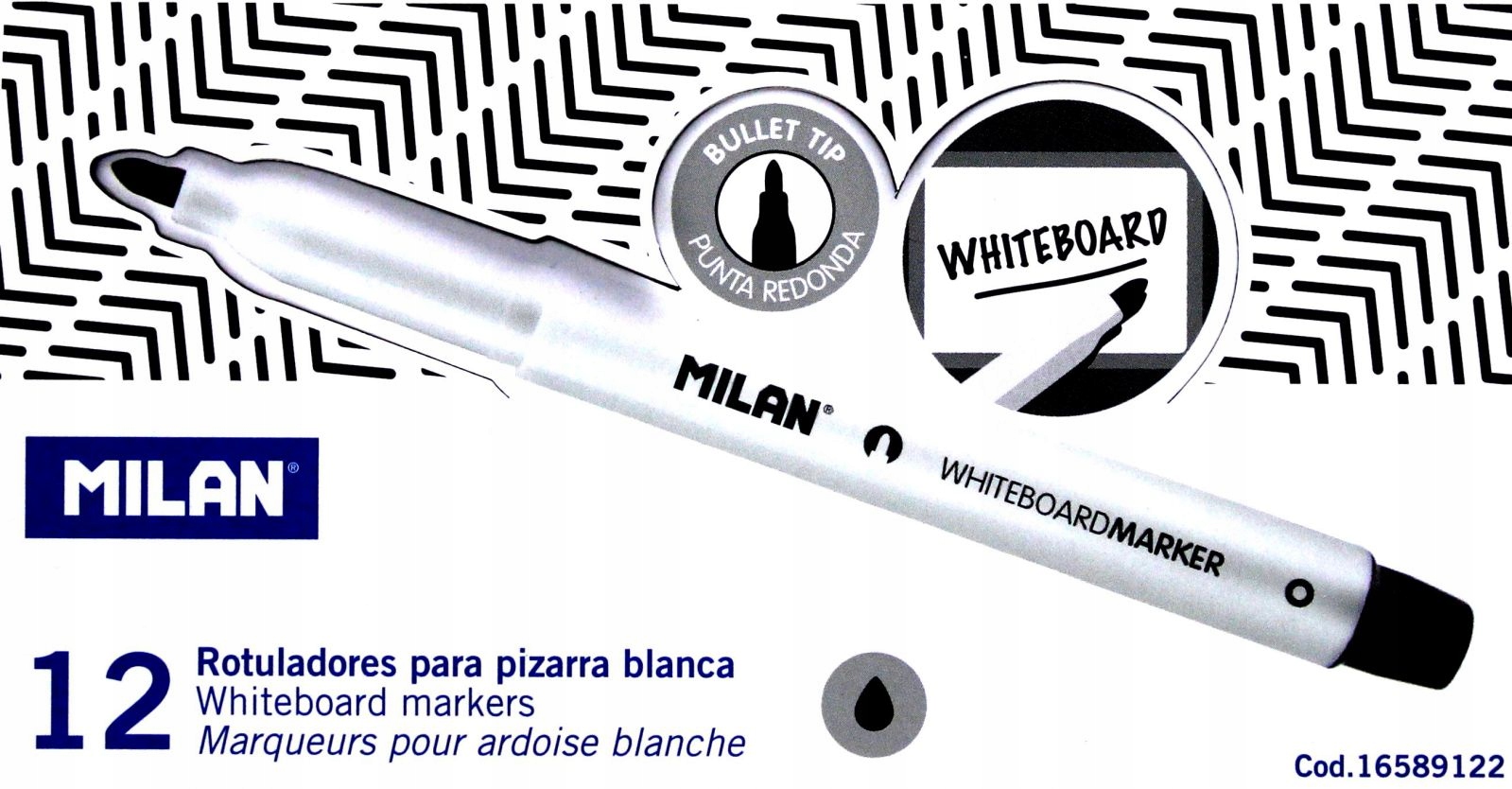 

Marker Do Tablic Cienki Czarny (12 Szt.)