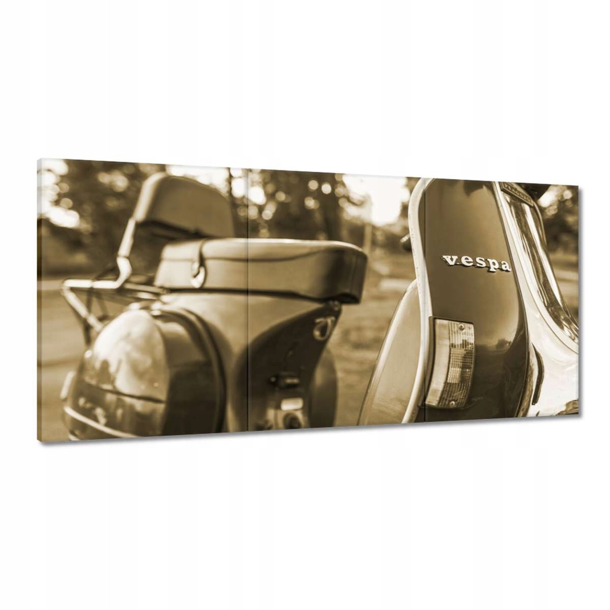 Obrazy 180x90 Skúter Vespa v sépii