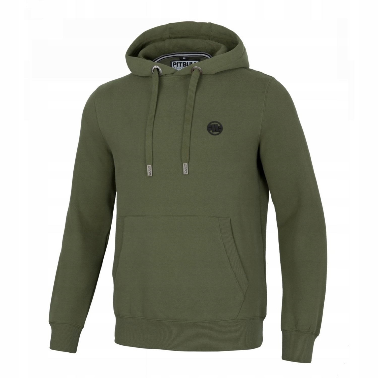 Mikina s kapucí Pitbull New Brushed Fleece Group Small Logo Olivová 3XL