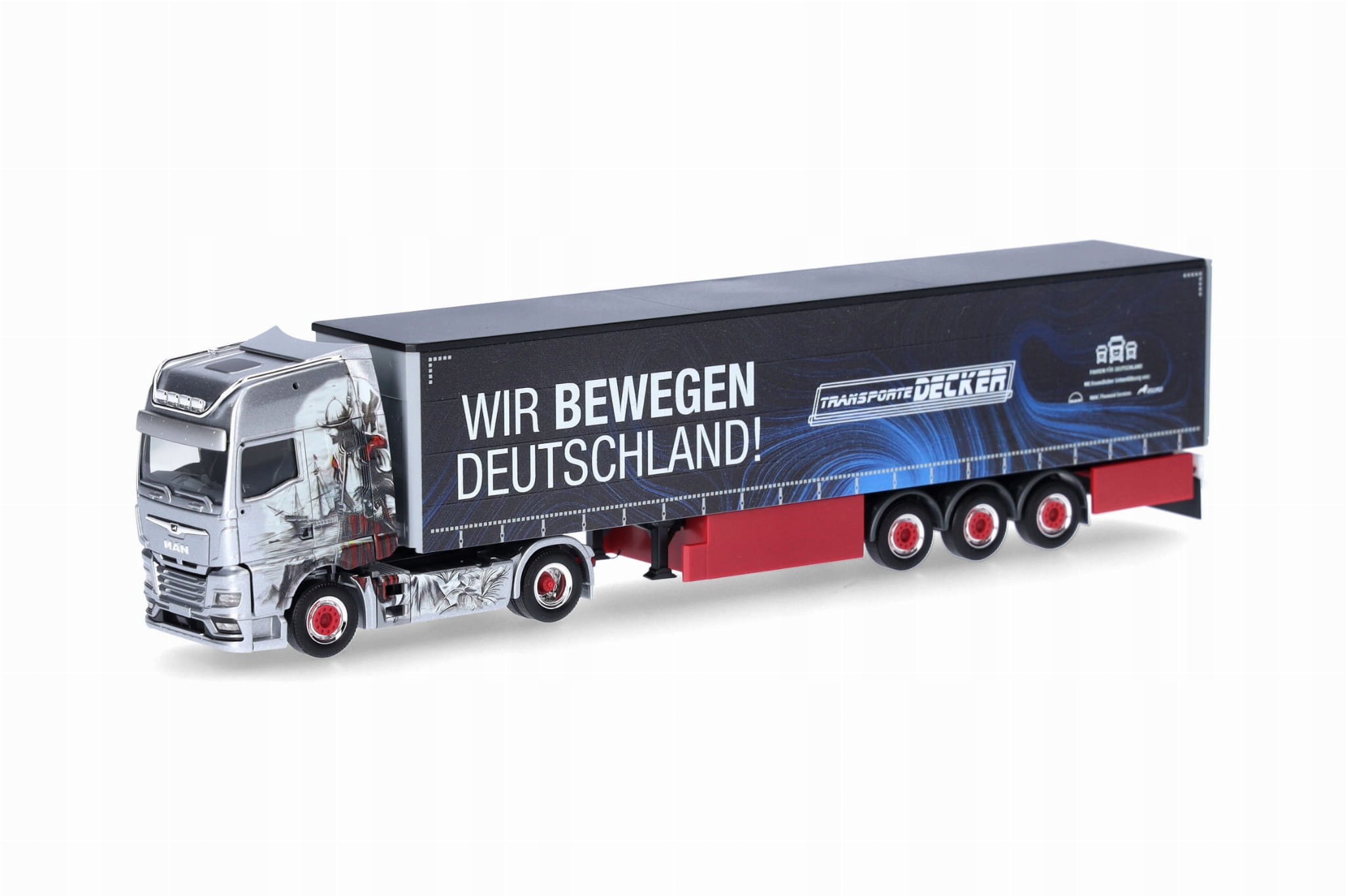 Herpa 316453 Man Tgx Gx Transporte Decker Duren