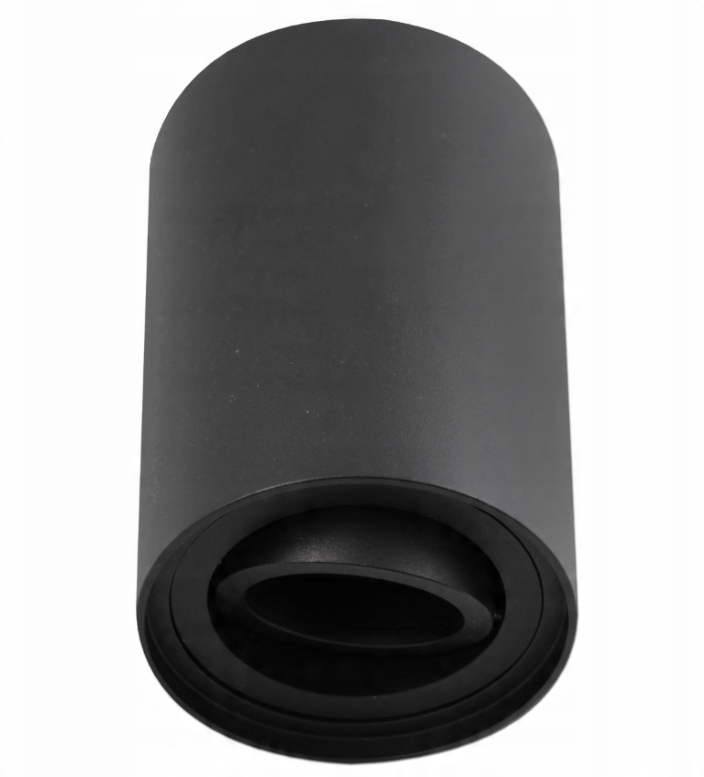 

Czarny Spot Tuba lampa GU10 85x115 ruchoma kuchnia
