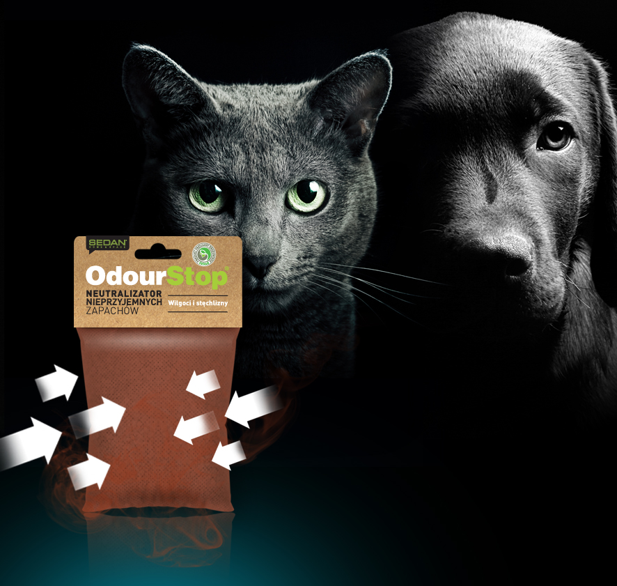 Skuteczny pochłaniacz zapachów OdourStop 500g PRODUKT POLSKI Nazwa handlowa ODOURSTOP